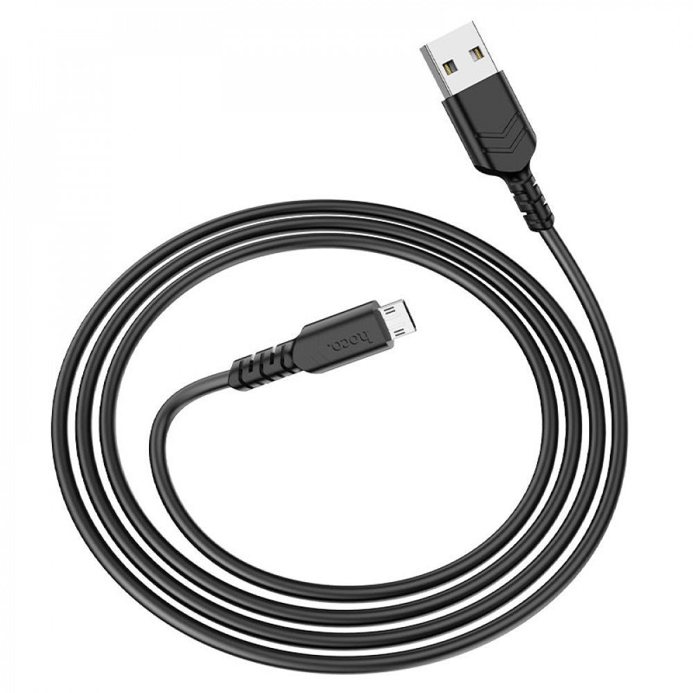 Кабель Micro 2.4A (1m) Hoco X62 — Black