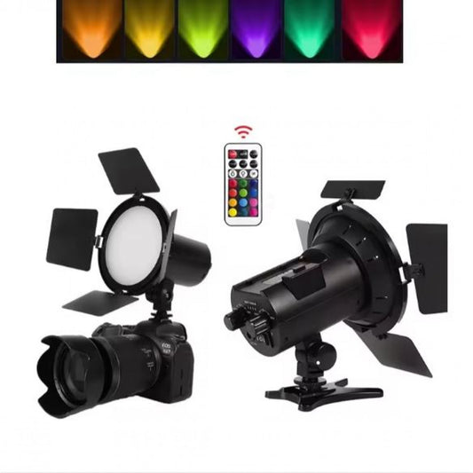 LED Spotlight JSL-216 | 16x15 cm | 128 Lights | 2700K-6500K | Remote