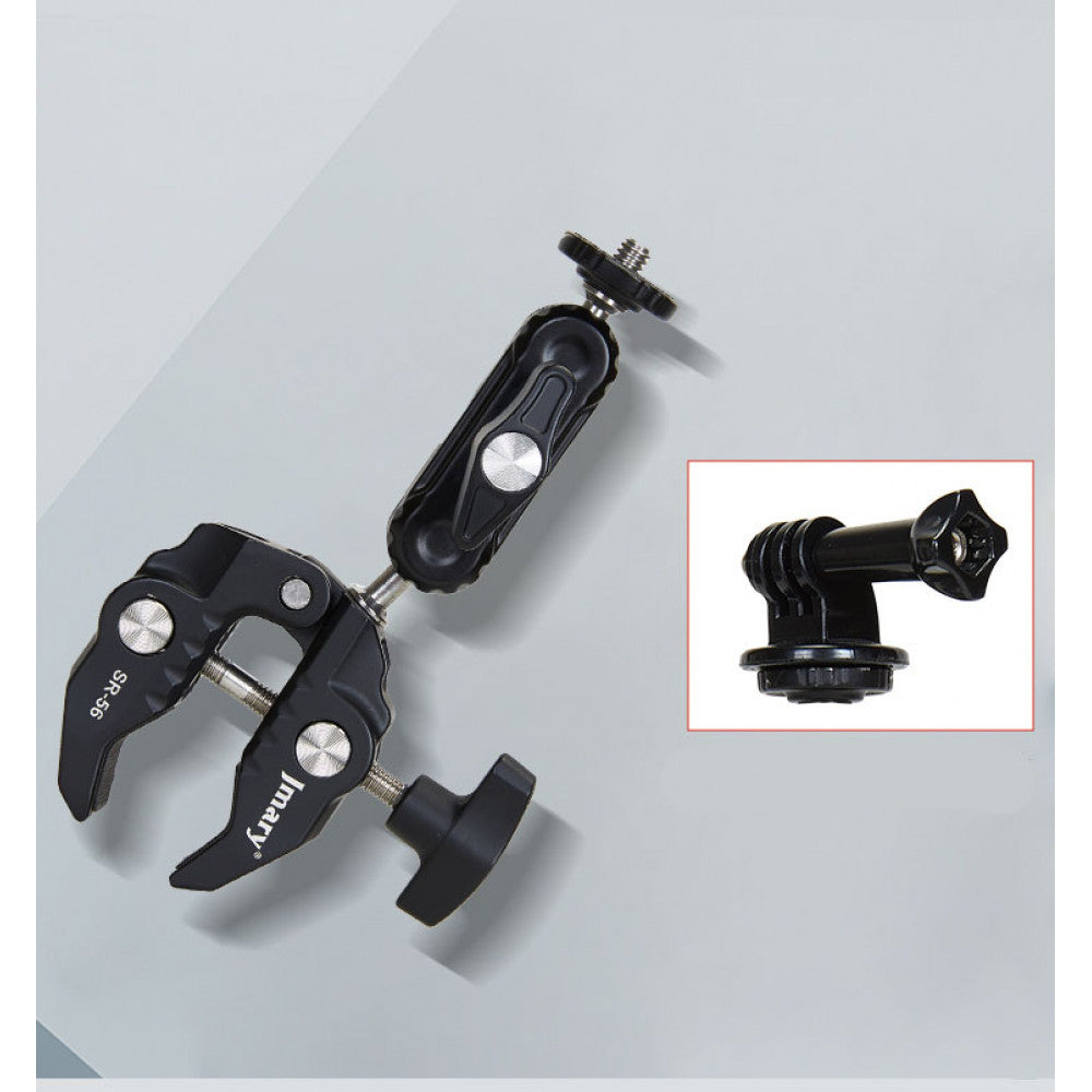 Mount crab for LED lamp, camera, photo camera, GoPro Jmary SR-56