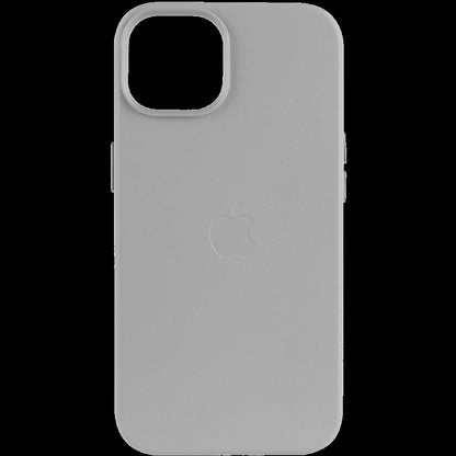 Leather Case With Magsafe iPhone 16 — Light Gray
