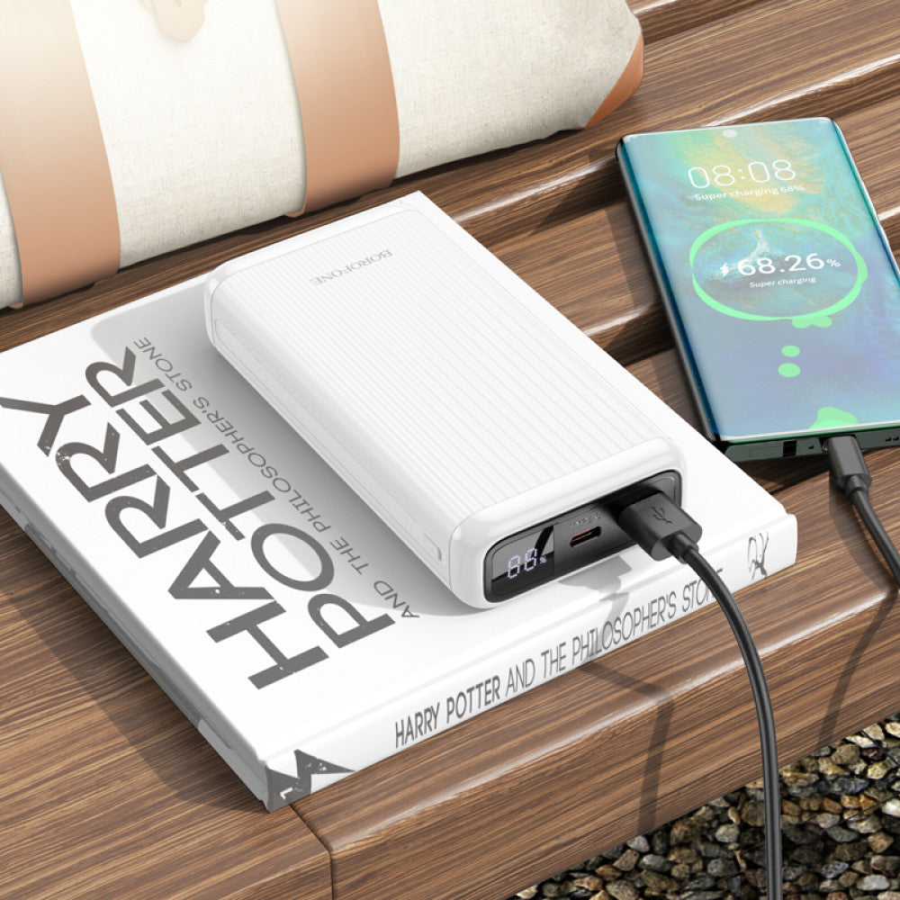Power Bank 20000 mAh – Borofone BJ42A 22.5W+PD20W – White