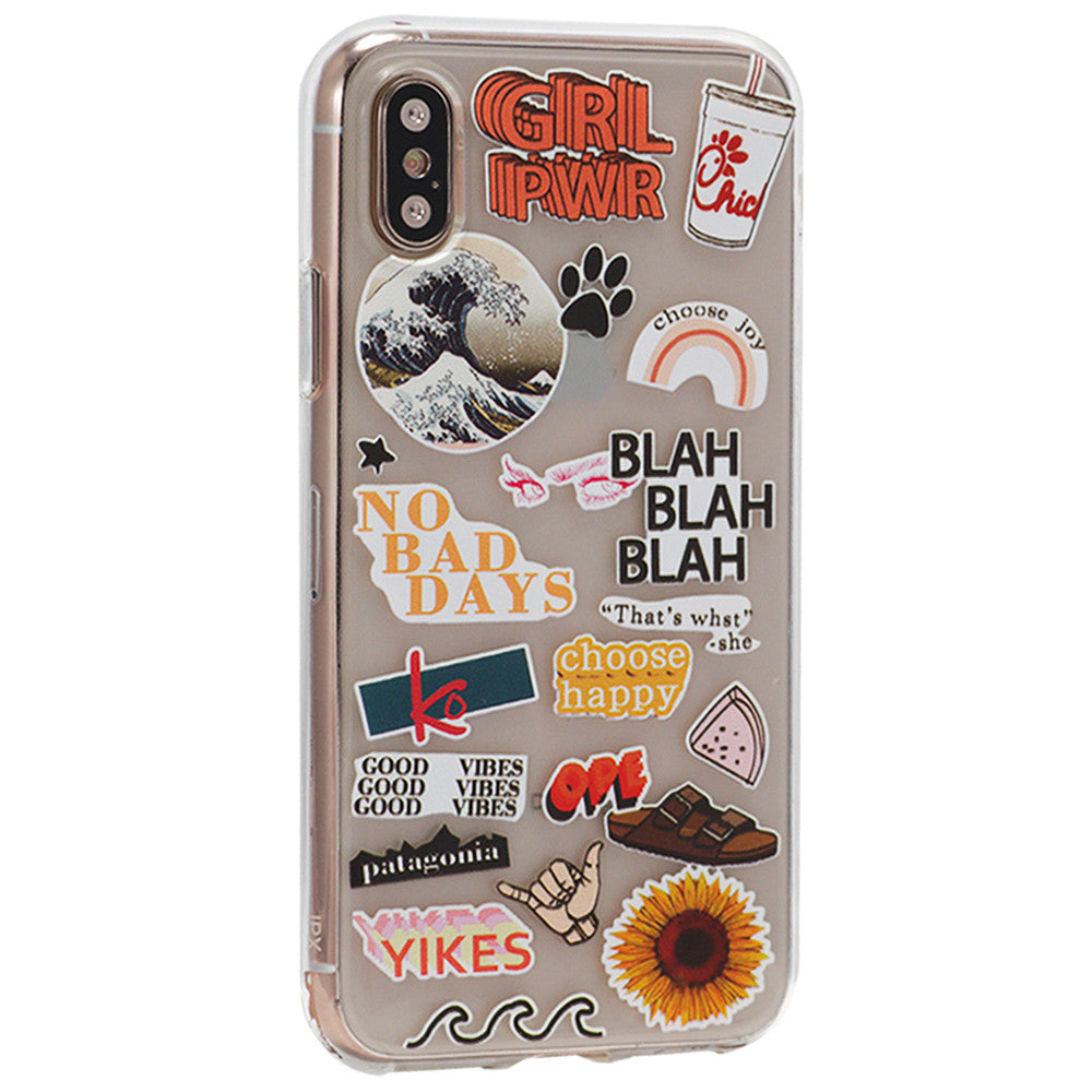 Stickers Series TPU Case iPhone XS Max 