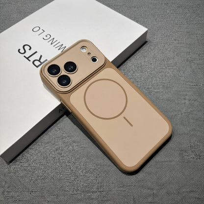 Накладка Чехлы Full camera armor Case With MagSafe — iPhone 14 Pro Max — Brown