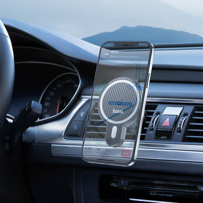 Car Holder Hoco CA85 Ultra-fast Magnetic Wireless Charging — Black