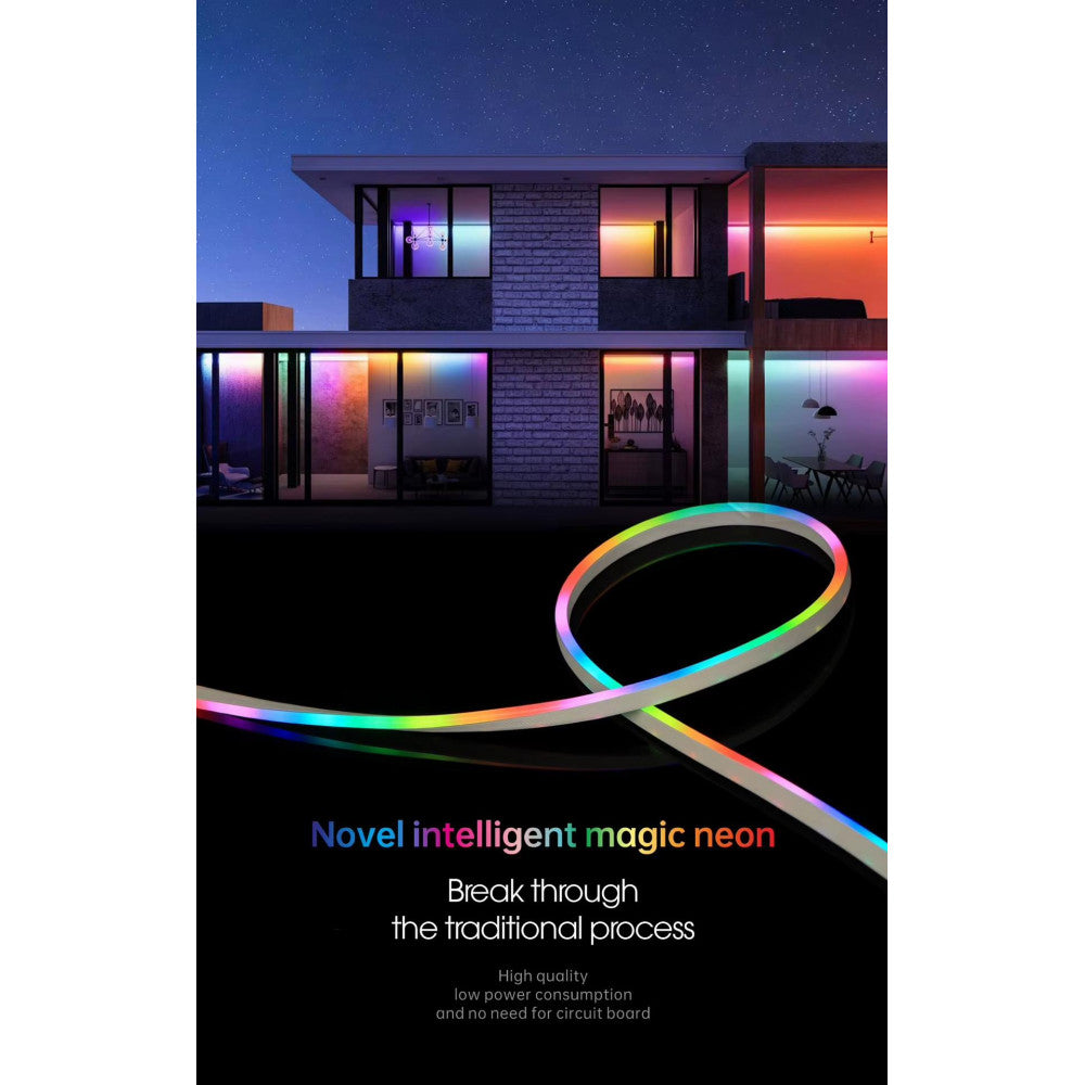 LED лента RGB Neon Rope 10м c пультом 5V