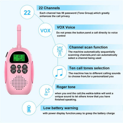 Children's radio Kids Walkie talkie X23
