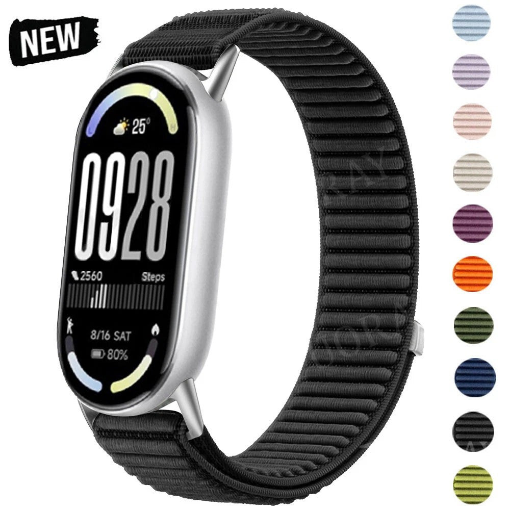 Ремінець Nylon Loop Xiaomi Mi Band 8 ; 9 ; 10 — Orange
