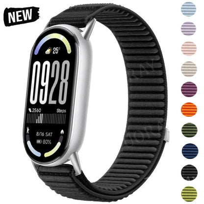 Ремінець Nylon Loop Xiaomi Mi Band 8 ; 9 ; 10 — Orange