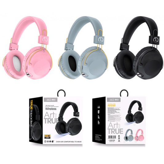 Bluetooth headphones AKZ-B63 – Black