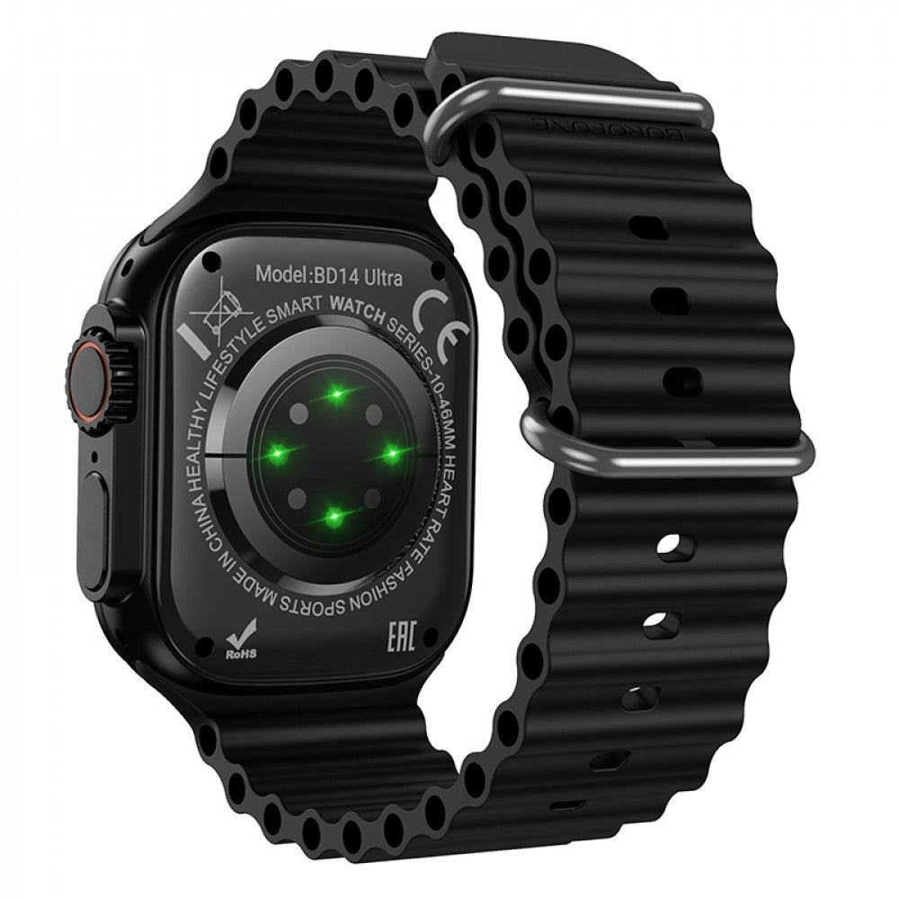 Smart Sports Watch (Call Version) Borofone BD14 — Black