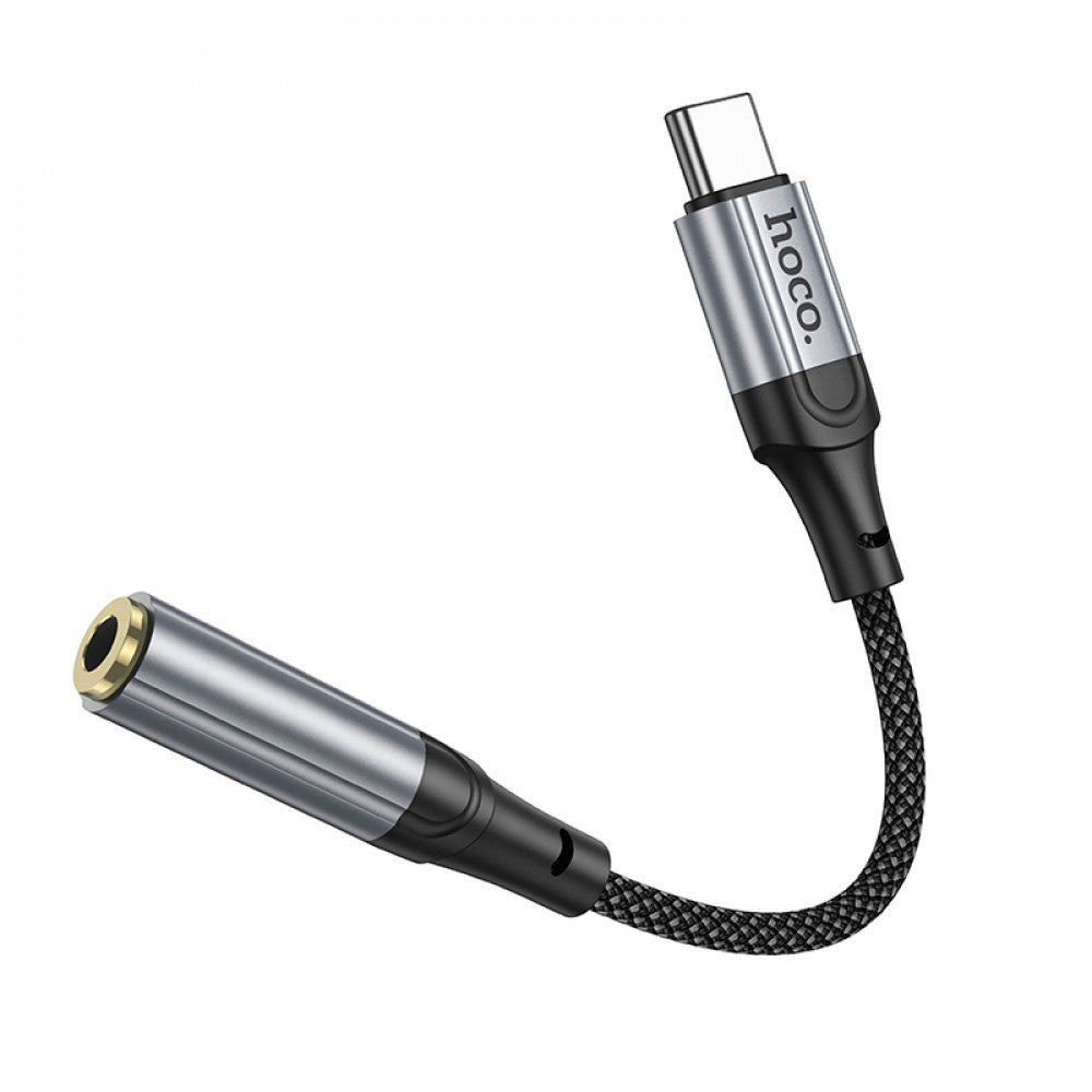 Adapter USB C To 3.5mm Hoco LS36 – Black