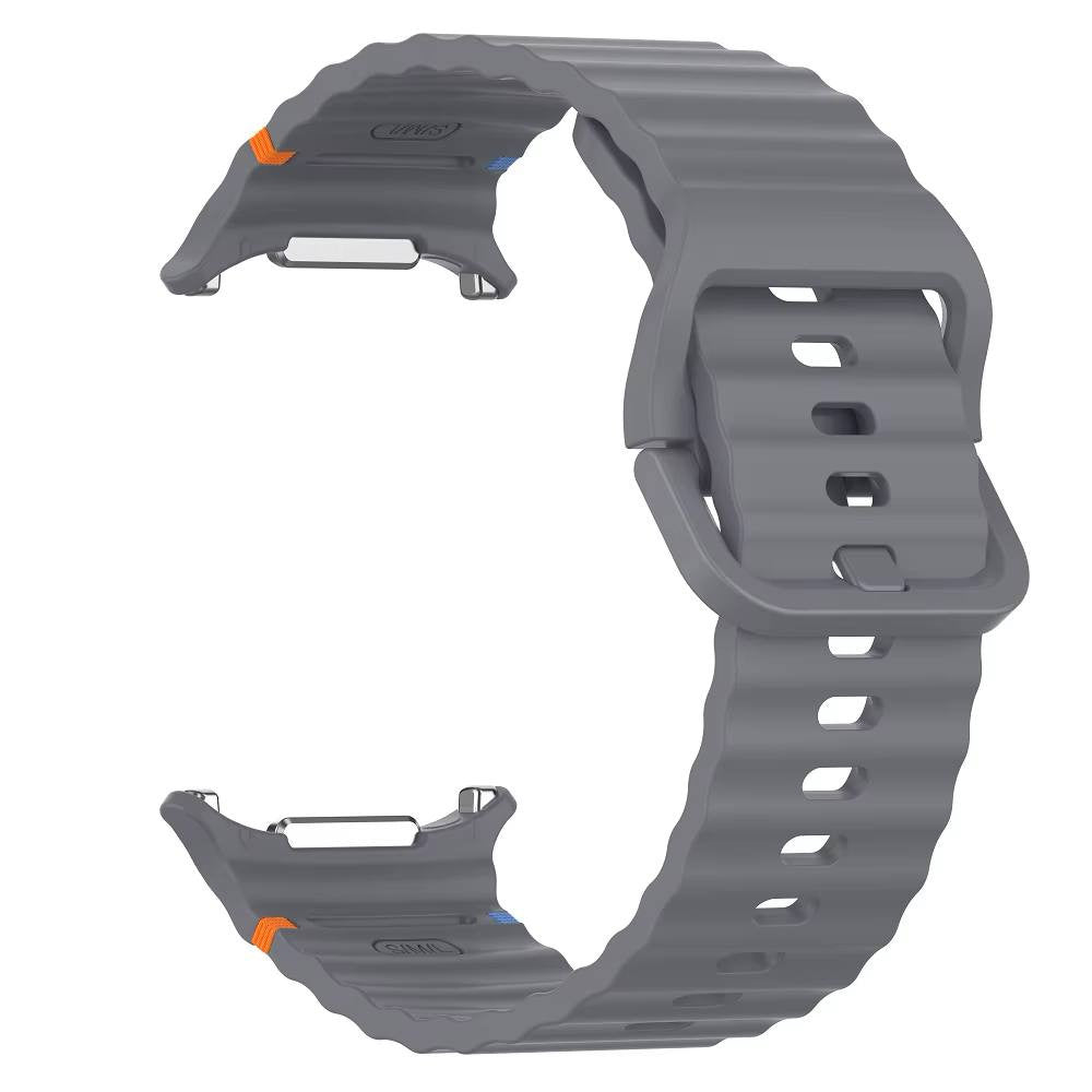 Ремешок Silicone band, силиконовый, Samsung Galaxy Watch Ultra 7/8 — Dark Grey