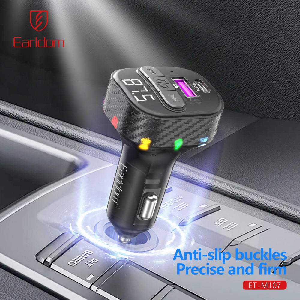 Fm Modulator MP3 Car Charger 3.0A 1U 1C Earldom ET-M107
