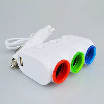 Cigarette Lighter Splitter 3S 2.1A 2U 638
