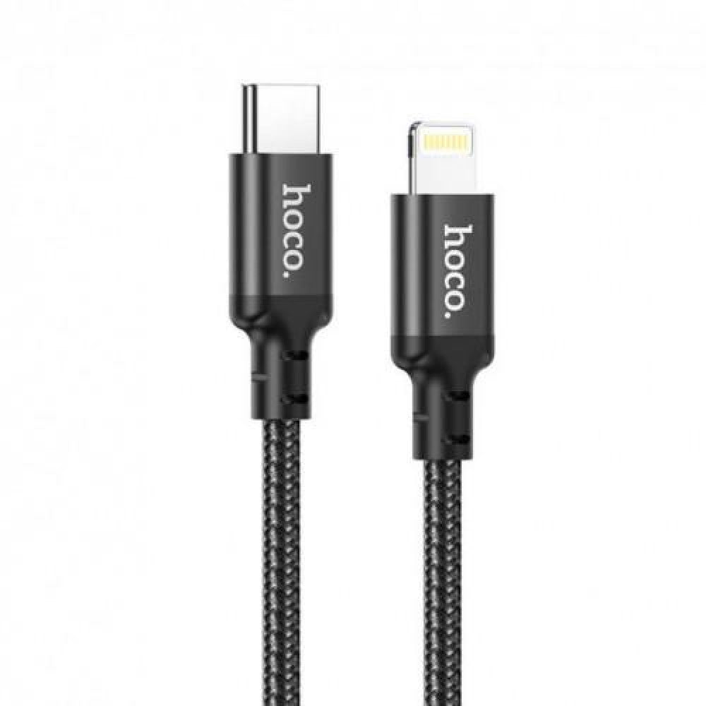 USB C to Lightning Cable 20W PD (2m) – Hoco X14 Double Speed ​​– Black