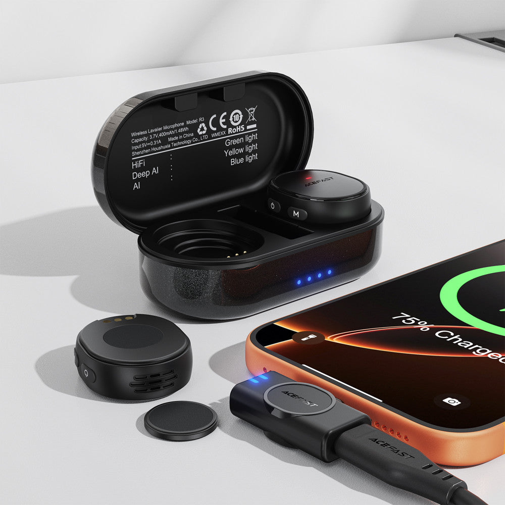 Беспроводной цифровой микрофон Acefast R3, USB-C