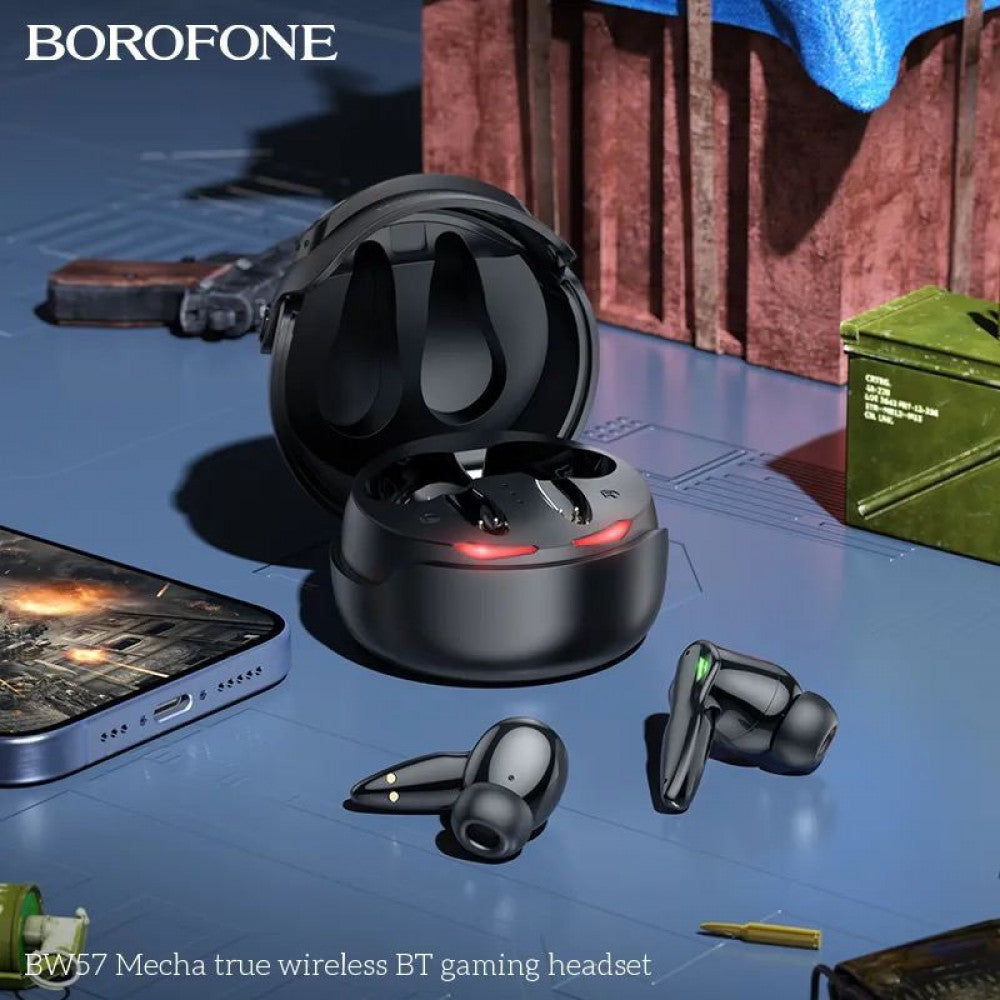 Bluetooth headset TWS Borofone BW57 Mecha – Green