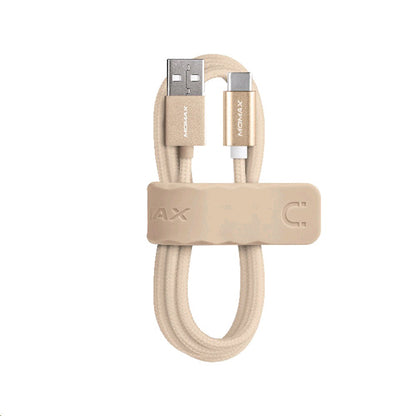 USB C cable 2.4A (1m) Momax DTA1 - Gold