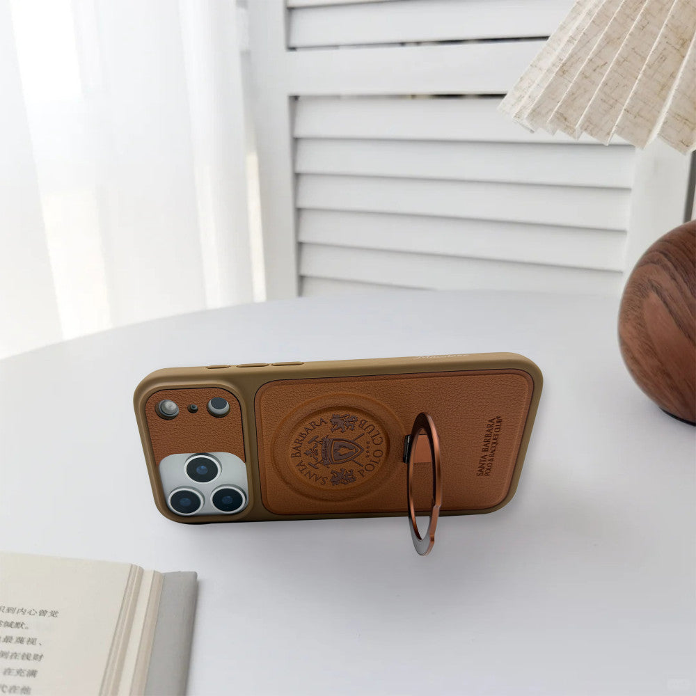 Накладка Чехлы Polo Primo Leather Case iPhone 17 — Black