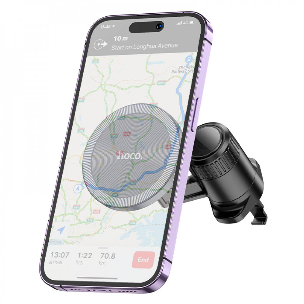 Car Magnetic Air Vent Holder Hoco H23 — Black
