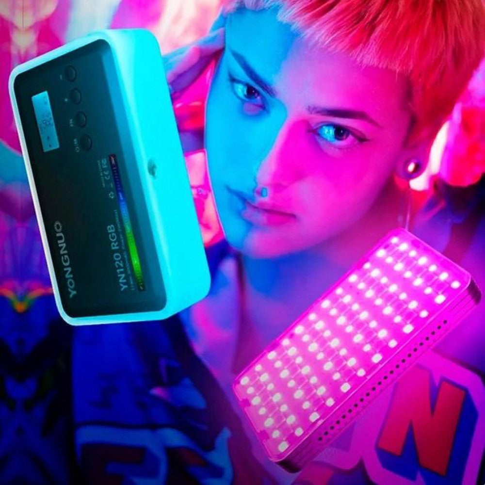 Video light lamp LED YN120 RGB 8W Light 130 color 3200-9000K 3100mAh