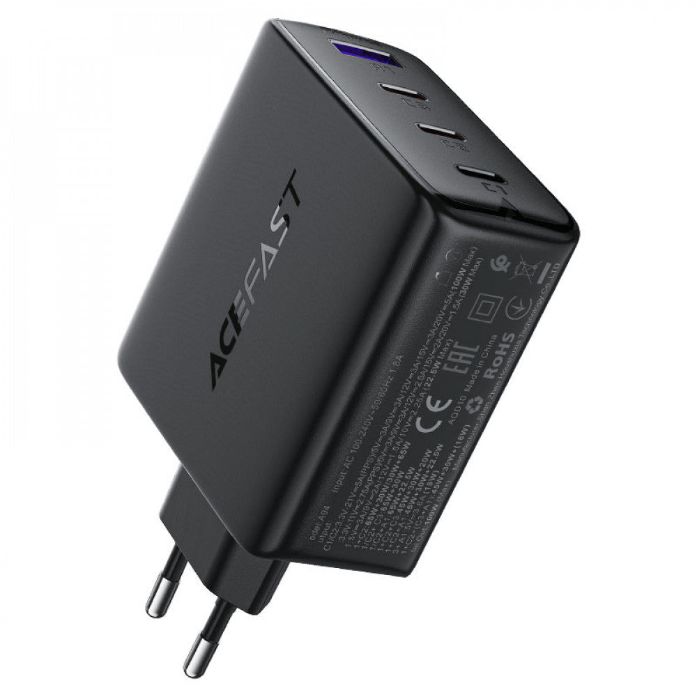 Зарядное устройство для Acefast A94, 100 Вт, GaN, 3 PD3.0, QC3.0