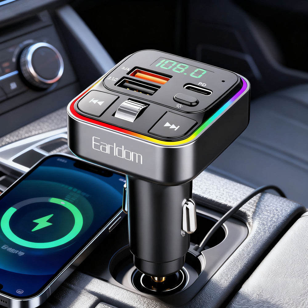 Fm Modulator MP3 | Car Charger | 3.0A | 2U | 1C — Earldom ET-M116