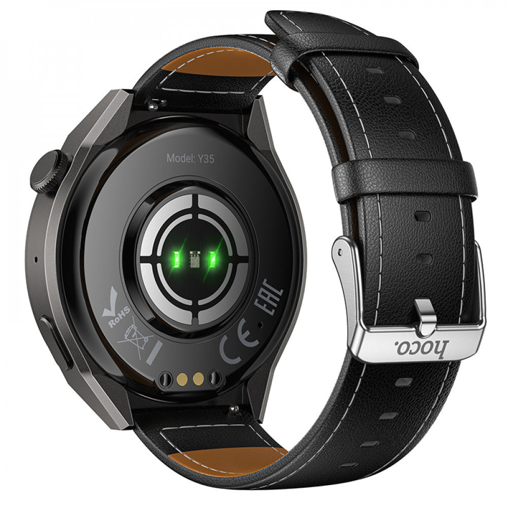 Smart Sports Watch (Call Version) Hoco Y35 — Silver