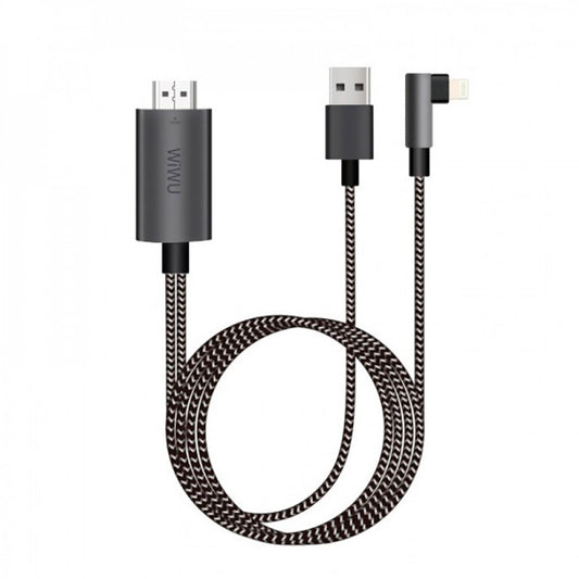 Lightning To Hdmi Cable HDTV (1m) WiWU X7L — Gray