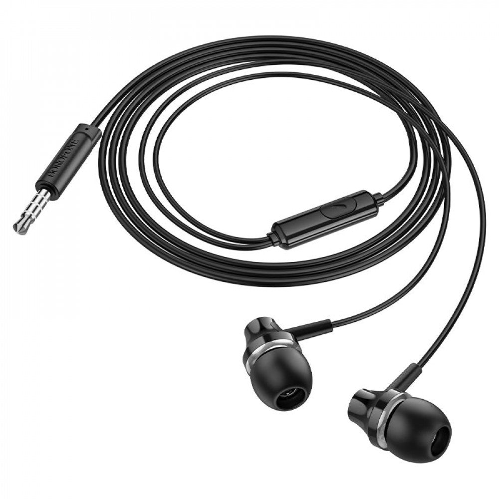 Headphones with microphone 3.5mm Borofone BM74 Singer – Black