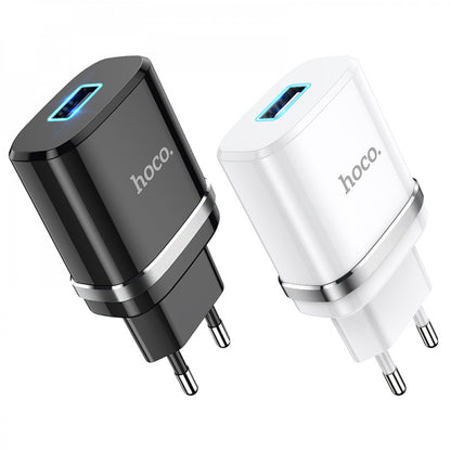 Home Charger 2.4A 1U Hoco N1 — Black
