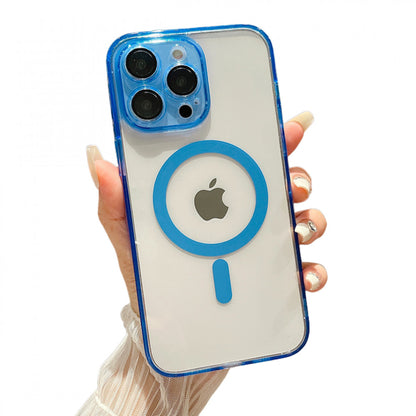 Clear Magnetic TPU+PC Case iPhone 15 Pro 