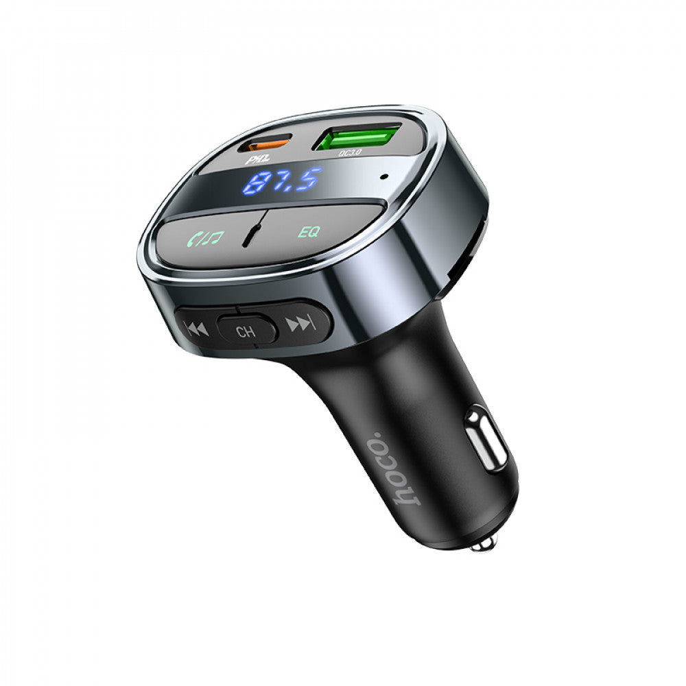 Fm Transmitter MP3 | Car Charger | 3.0A | PD30W | 1U — Hoco E70  — magic night
