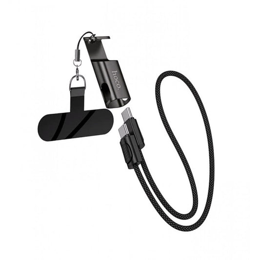 Cable USB C to C 60W (0.35m) — Hoco X126  — Black