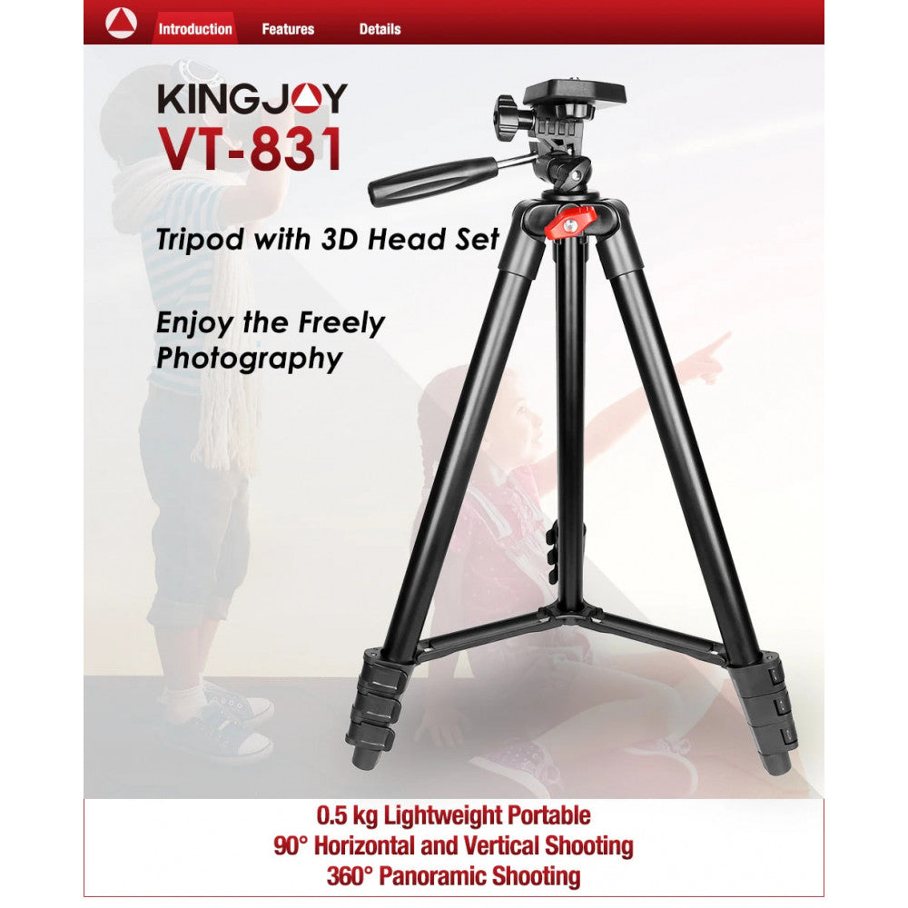 Tripod Stand 1.35m | | TAOTRONICS VT-831 | Multifunctional |