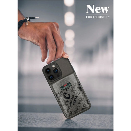 Polo Timothy Leather Case iPhone 15 Pro — Black