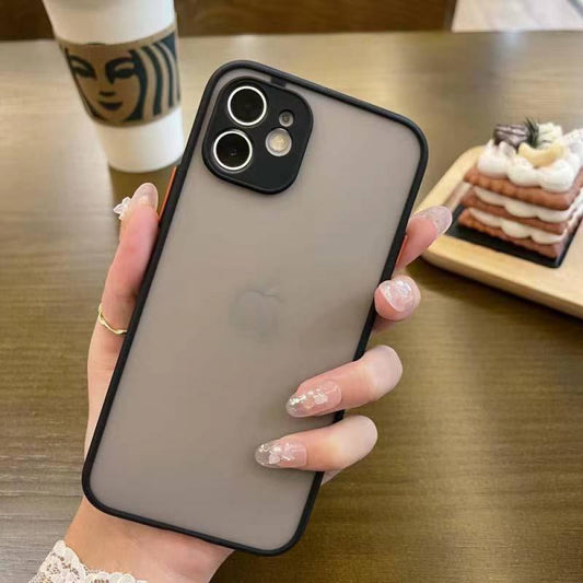 Накладка Чехлы Matte TPU Plastic Case  iPhone 7 — Black