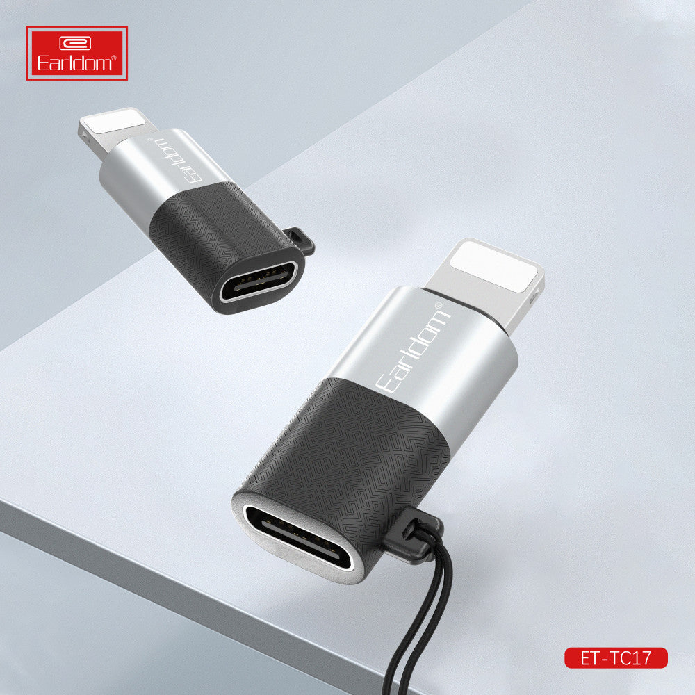 Переходник Adapter Lightning To USB C Earldom ET-TC17
