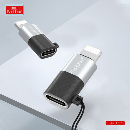 Переходник Adapter Lightning To USB C Earldom ET-TC17