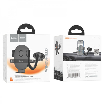 Car Holder Hoco H20 Mighty one-button (windshield) – Black