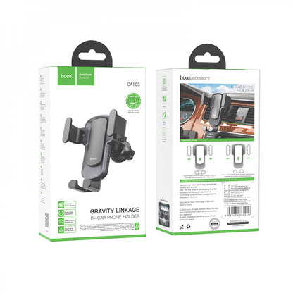 Car holder sliding on air duct Hoco CA103 — Black