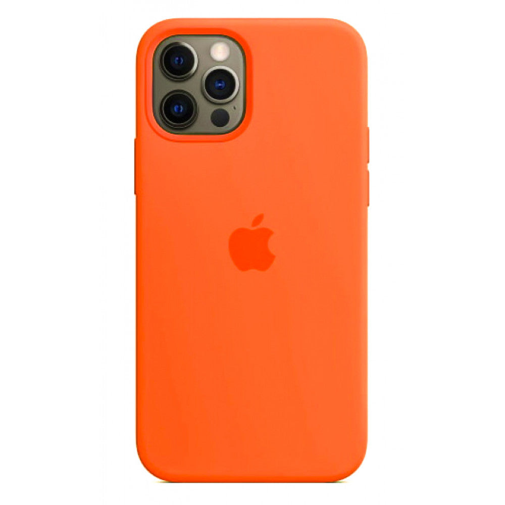 Original Silicone Case Full Size iPhone 13 Pro Max 6.7" — Orange (13)