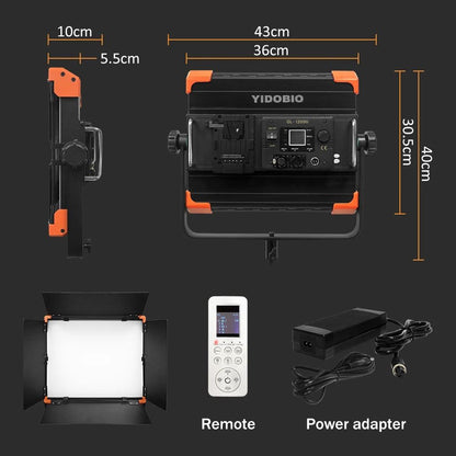 LED video light lamp Veron GL-1200C 120W 2700-7500K 30m