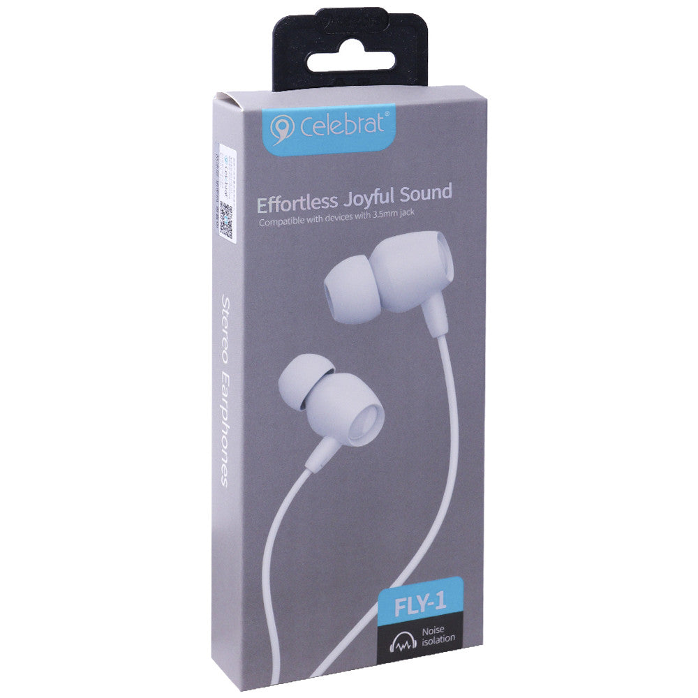 Headphones with microphone 3.5mm Celebrat Fly-1 – Red