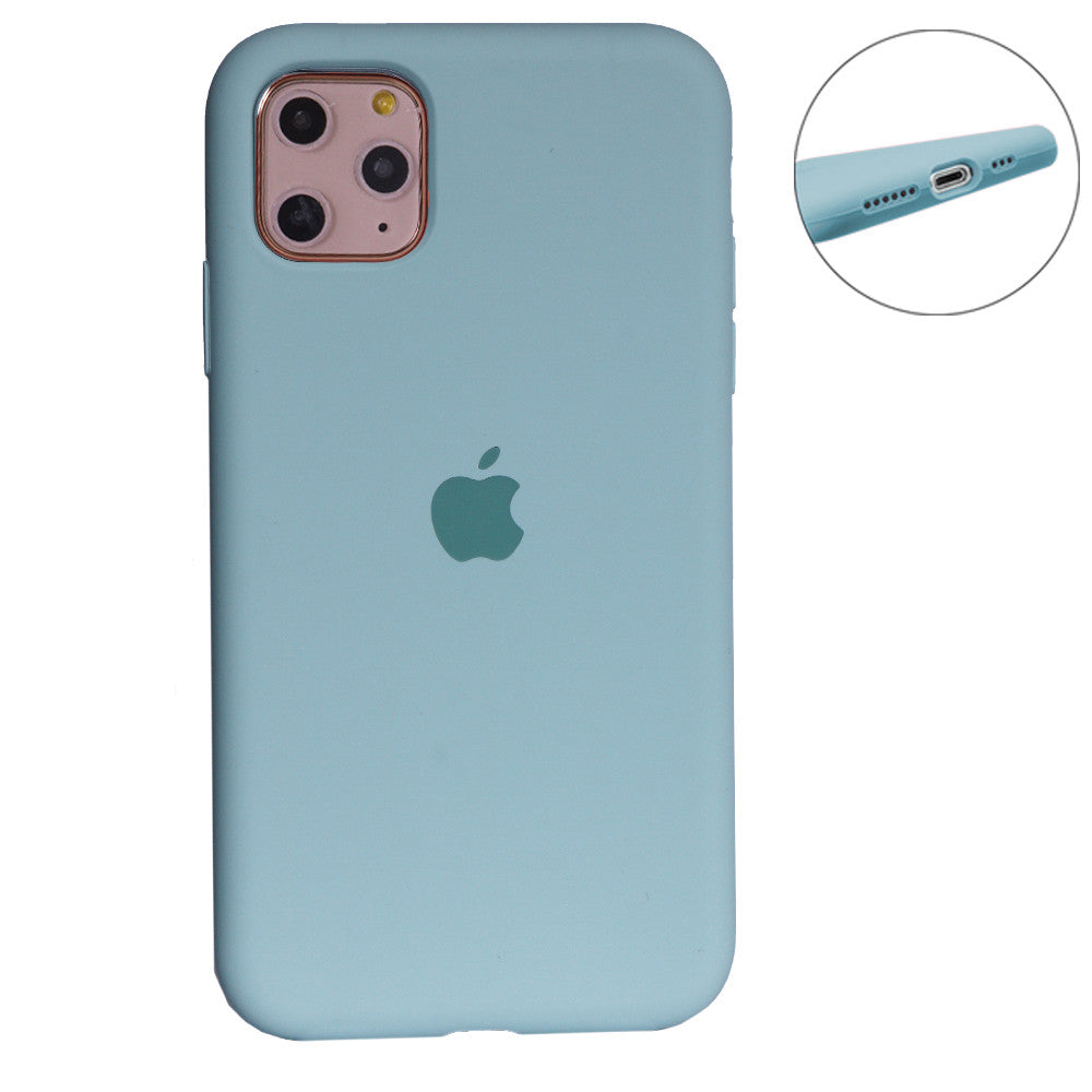 Original Silicone Case Full Size iPhone 12 Pro Max 6.7" — Cactus (61)