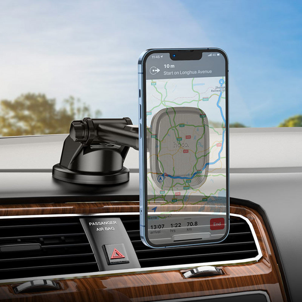 Automatic magnetic trimmer with suction Hoco CA116 Blue Shark – Metal Gray