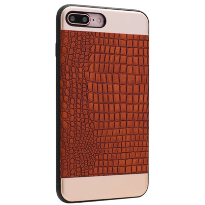 Top & Bottom Metal Leather Cover Case iPhone 7 ; 8 
