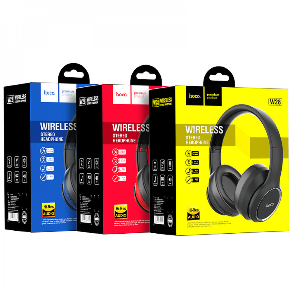 Bluetooth headphones Hoco W28 Journey – Black