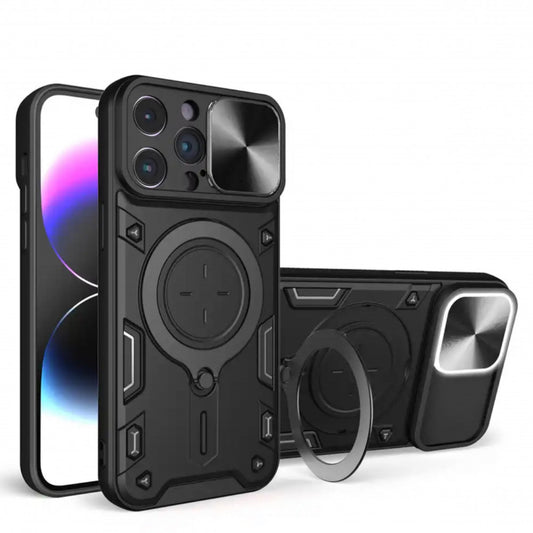 Protective Stand Case Xiaomi Redmi 13C — Black