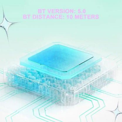 Mini Bluetooth Speaker sound colorful luminous (5*5*4 cm)